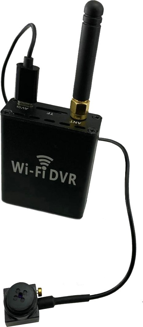 Câmeras de botão + módulo WiFi DVR para transmissão ao vivo