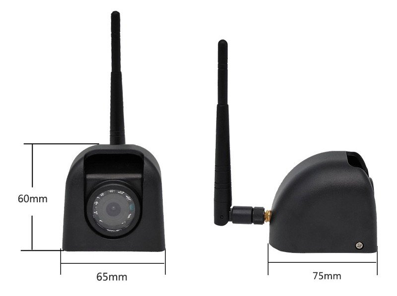 câmera wi-fi adicional lateral da empilhadeira