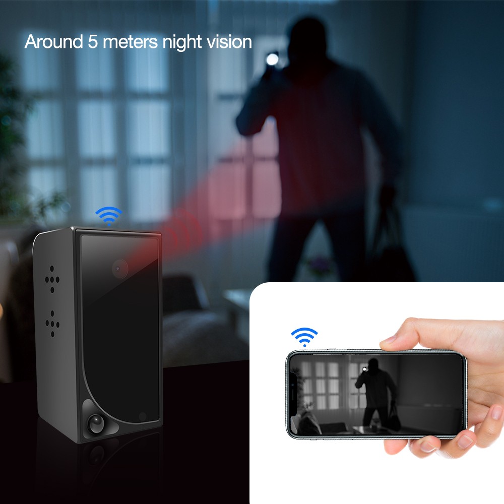 câmera wi-fi full hd visão noturna infravermelha de até 5 metros
