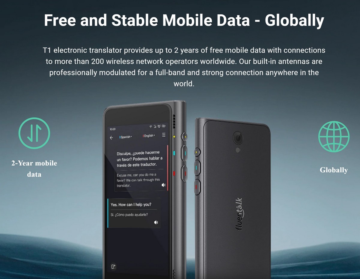 tradutor - dados móveis gratuitos e estáveis - globalmente