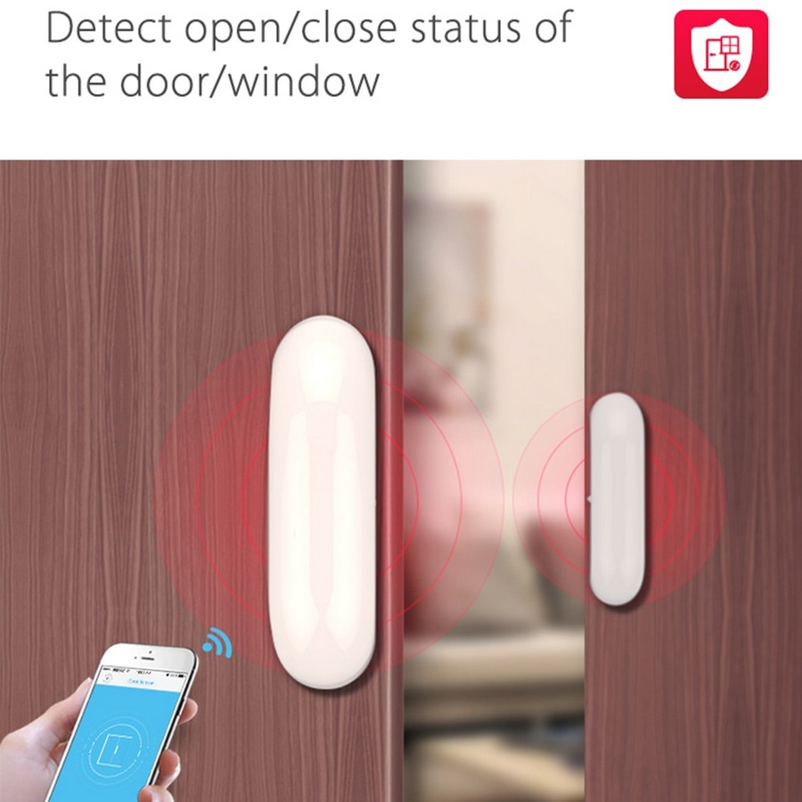 Sensor para portas de janela ou armário - detecção PIR