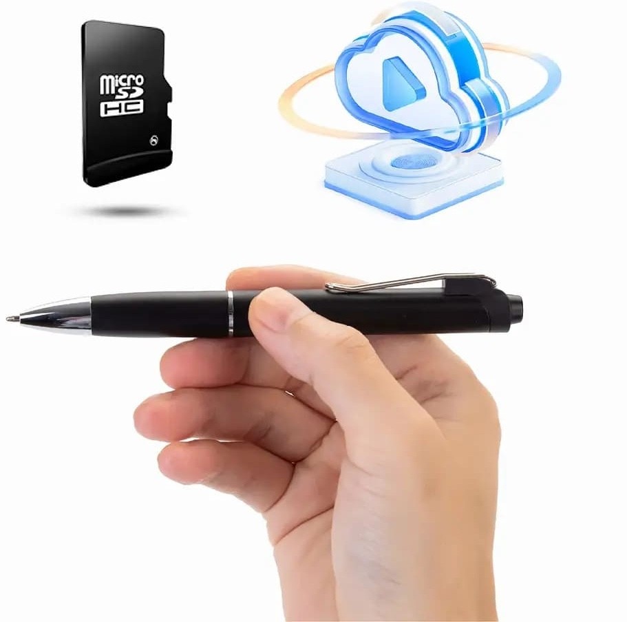 gravador de áudio portátil em caneta micro sd cartão de armazenamento espião gravação de voz oculta