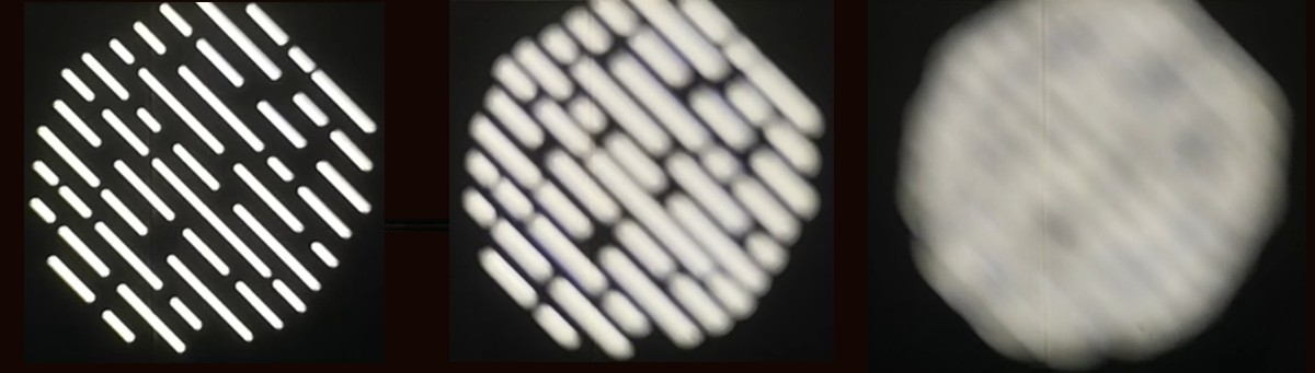 projetor gobo - foco no logotipo