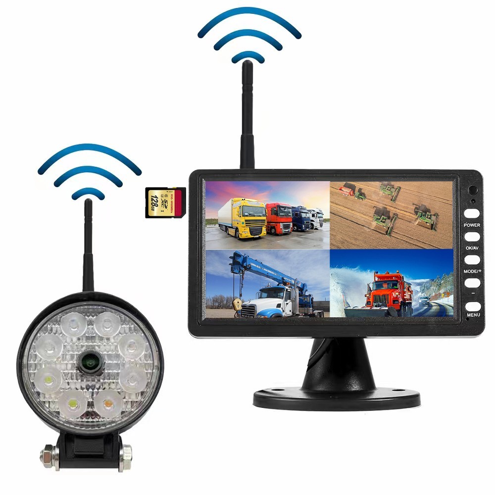 IP68 à prova d'água câmera de carro adicional de 120 ° WIFI HD + 18 LEDs infravermelhos