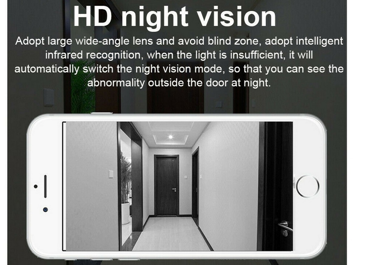 IR LED night vision 8m - campainha para casa