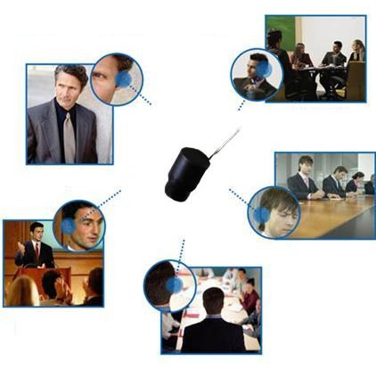 Conjunto de estudantes espiões mini fone de ouvido GSM loop