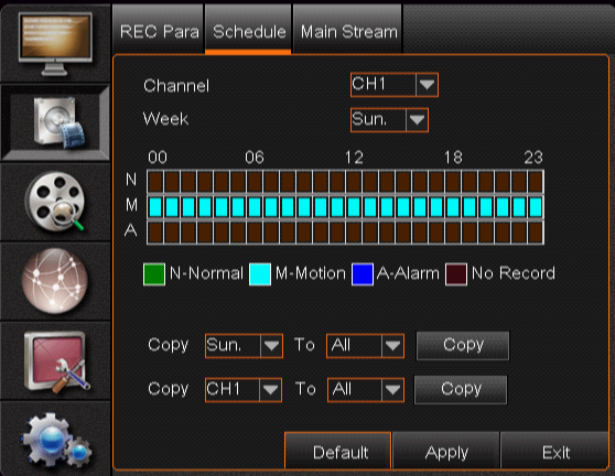 configuração de software DVR 00002