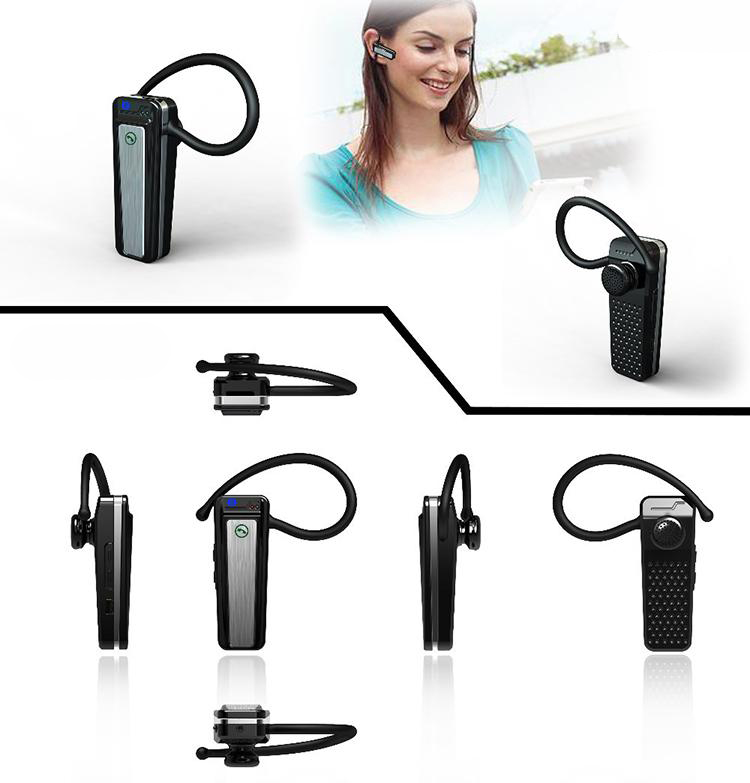 Câmera de fone de ouvido Bluetooth