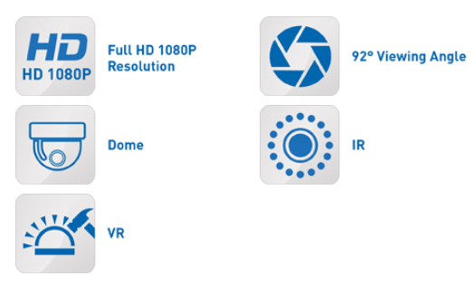 Especificações Câmera XHC 1080P