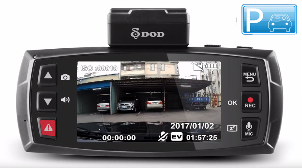 Ls475w carro dvr + modo de estacionamento