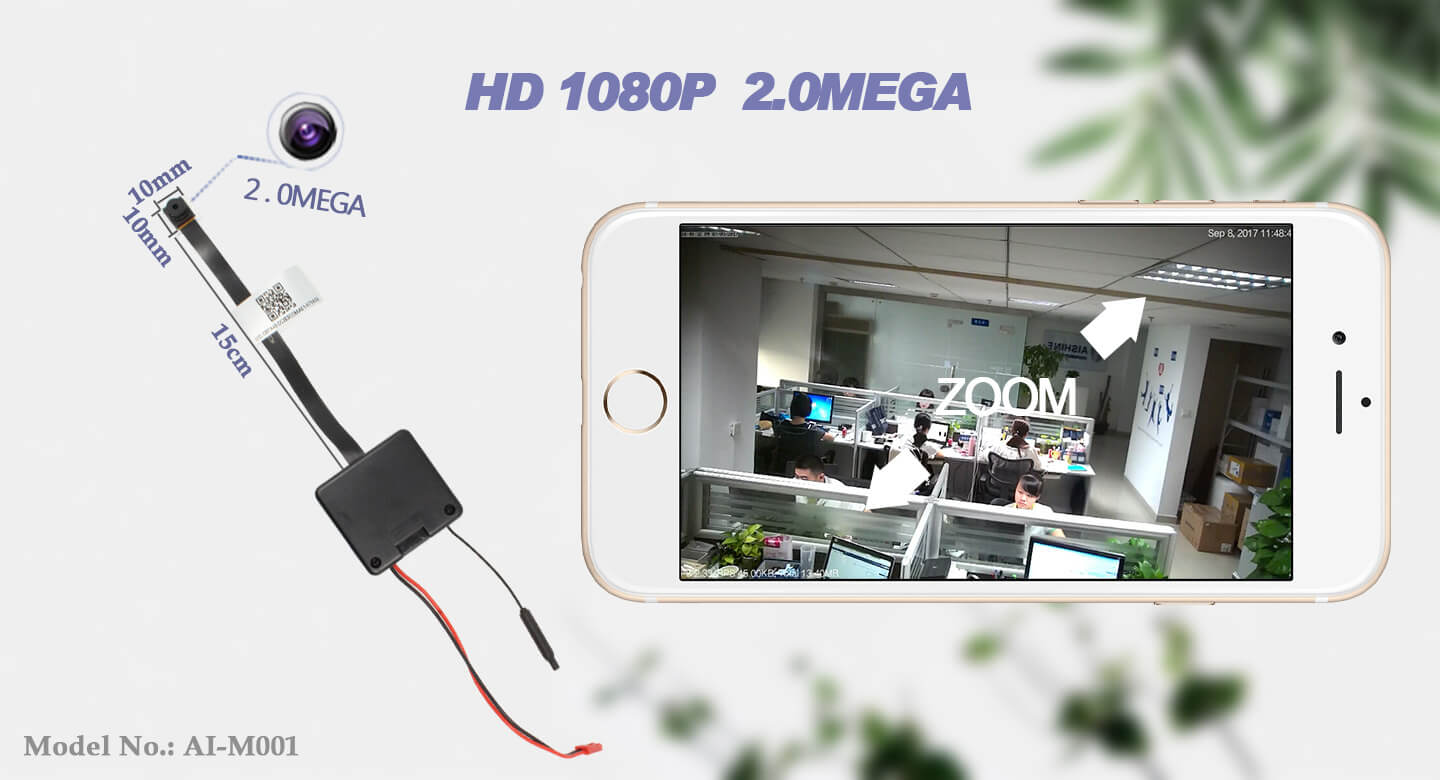 câmera Full HD em miniatura com wifi