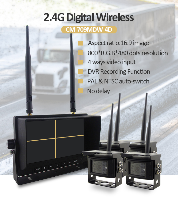 câmera de estacionamento wifi perfil