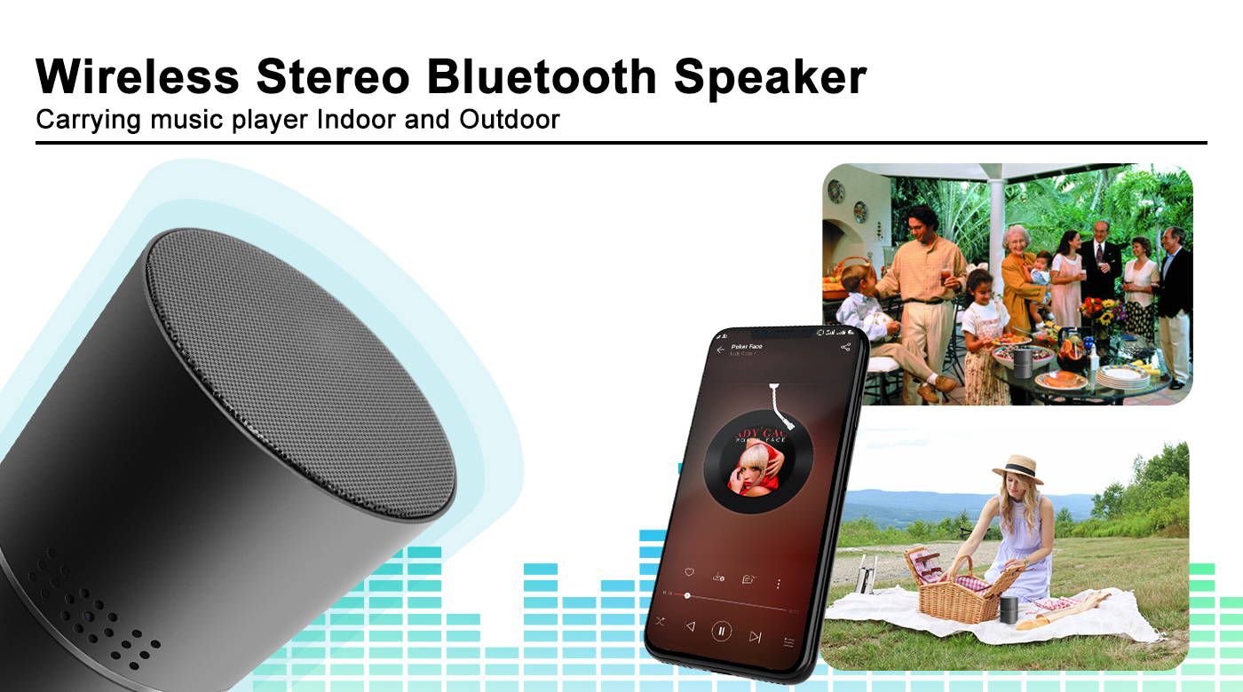 alto-falante bluetooth com câmera embutida