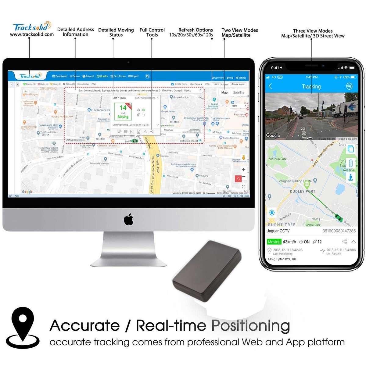 localizador gps de monitoramento de transmissão ao vivo