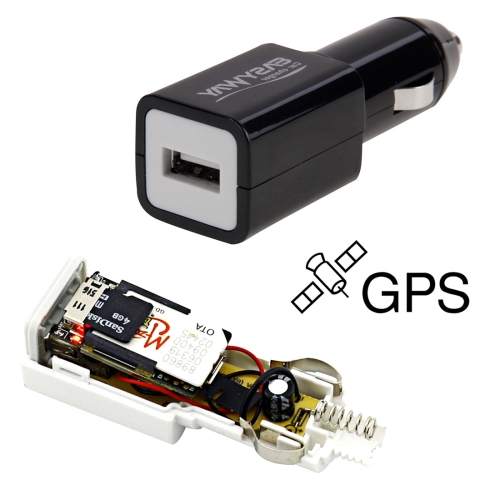 carregador de carro com rastreamento GPS