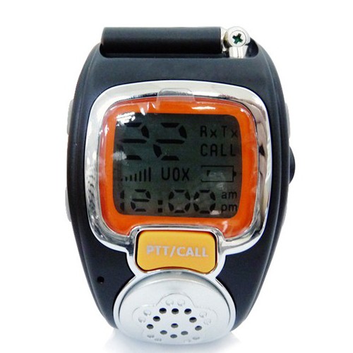 relógio espião com walkie talkie