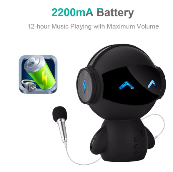 Alto-falante bluetooth com bateria de 2200mAh