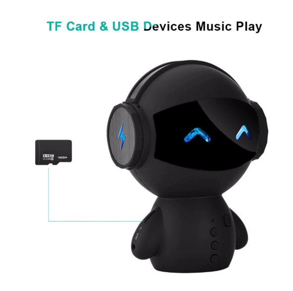 alto-falante bluetooth suporte cartão TF reprodução de MP3