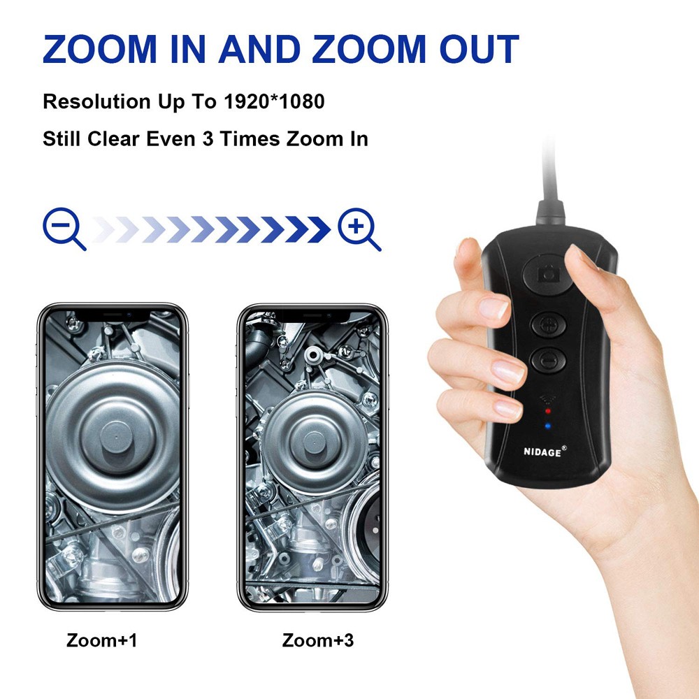 câmera de inspeção para celular + zoom