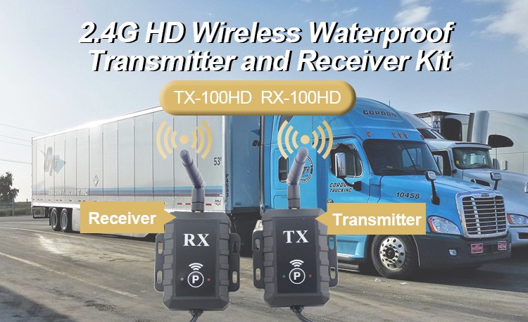 Transmissor e receptor AHD Wifi para câmera de ré