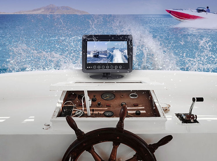 monitor à prova d'água para iate ou barcos