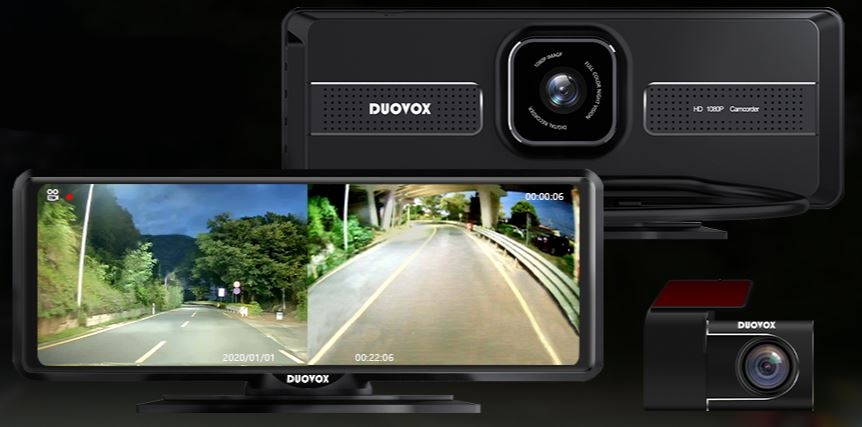 câmera de vídeo para carro duovox v9