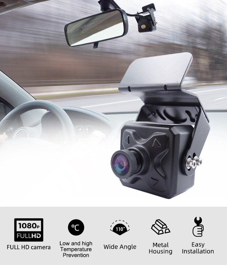 Câmera interior FULL HD do carro AHD 3,6 mm lente
