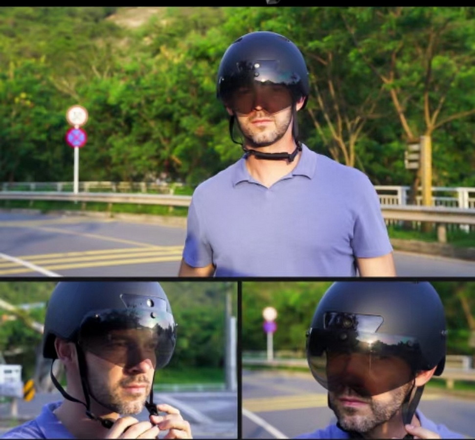 câmera para capacete de bicicleta