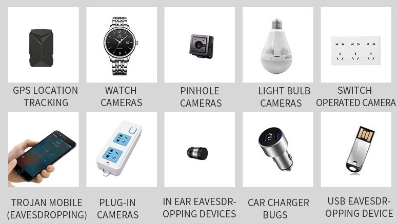 detector de câmeras e bugs, dispositivos wifi e gps