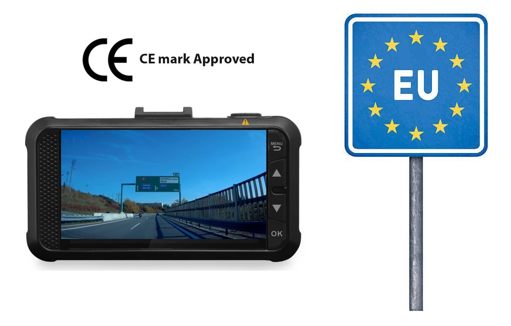 Câmera de carro certificada CE para a UE - câmeras de carro